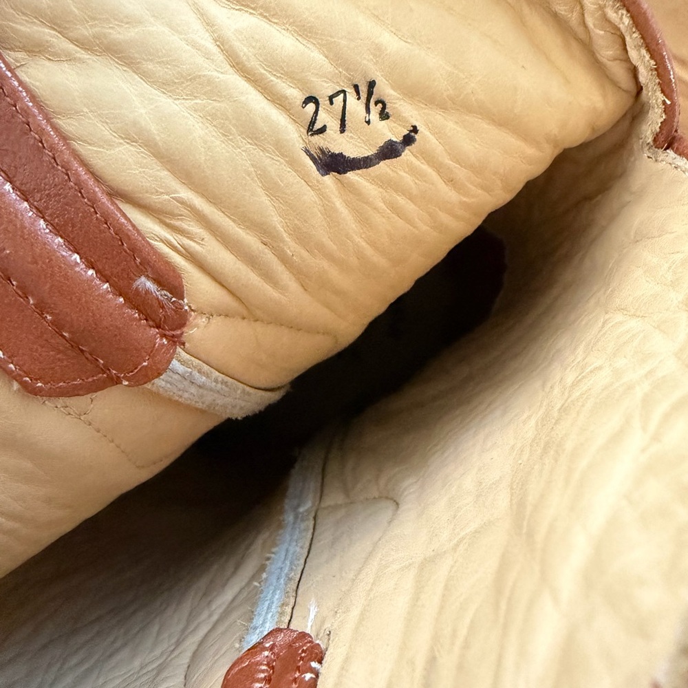 Men’s Cowboy Ostrich Boots Men’s Size 27.5 Mex 9 US Embroidered Made in Mexico - Picture 8 of 8